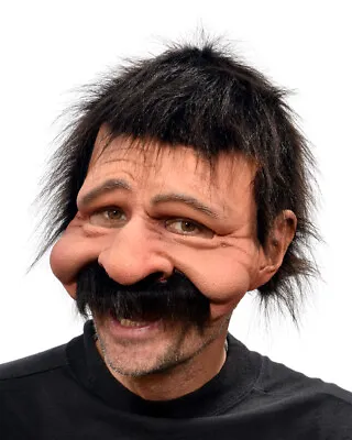 Uncle Bobby Older Man Mask Funny Uncle Super Mario Brother Costume Natural Latex • $51.30