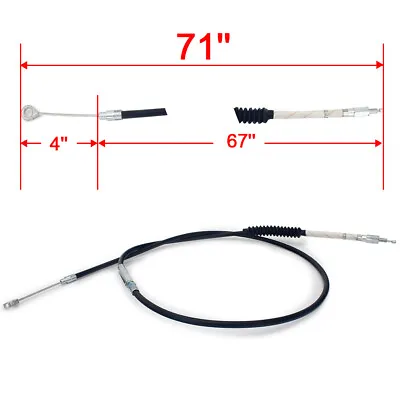 71  Clutch Cable For Harley Touring Dyna Street Bob FXDB Heritage Softail FLSTC • $27.99