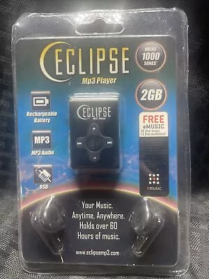 Eclipse Mp3 Player CL2BLK 2gb • $15