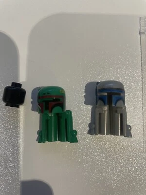 £1 • Buy Lego Jango + Boba Fett Helmets