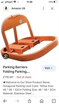 Parking Space Barrier Lock  Car Security ￼ • £25