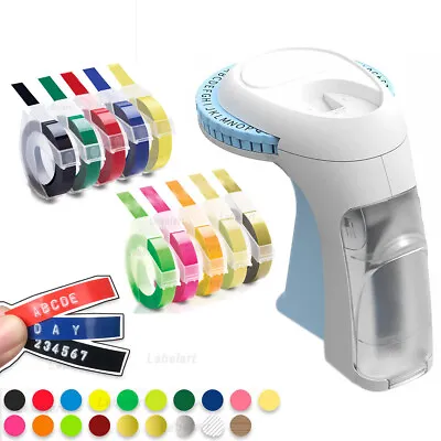 Dymo Omega Home Embossing Label Maker OR Compatible 3D Embossing Label Tape 9mm • £14.99