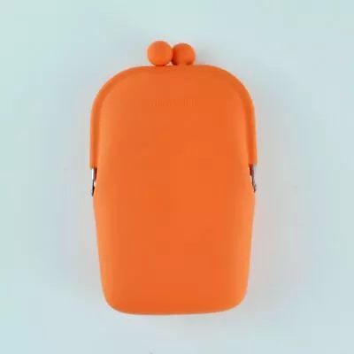 Silicone Purse - Wallet - Cell Phone Holder - POCH II P+G Designs - Orange • $4.99