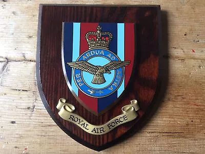 Hand Painted Royal Air Force (raf)  Plaque/shield • £40