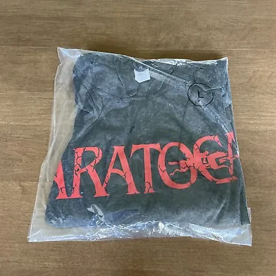 Dark Gray Saratoga RaceTrack Long Sleeve T-Shirt With Hood L 🔥🔥🔥🔥🔥Brand New • $19.99