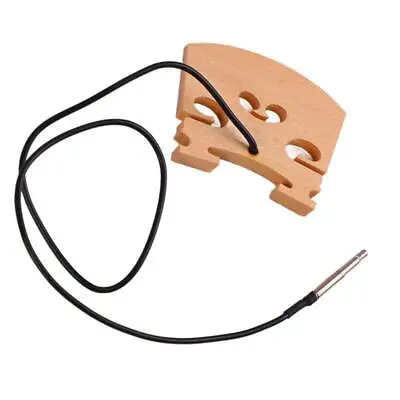 High Sensitivity 4/4 Violin Pickup Bridge W/ Internally Mounted Piezo - • $11.32