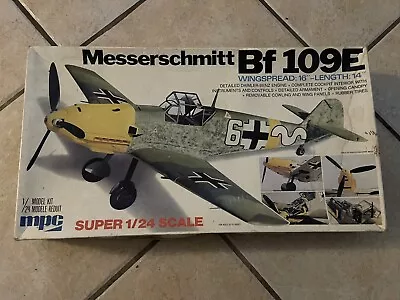 1/24th Messerschmitt BF109E Model Kit With Extra’s! Read Description For Details • $65.95