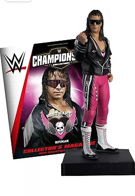 WWE Wrestling Championship BRET THE HITMAN HART Statue With Magazine Handpainted • $19.98