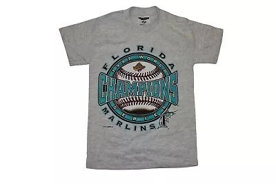 Youth MLB Florida Marlins Baseball 1997 World Series Champions Shirt New S (6-8) • $5.99