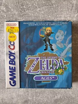 Zelda - Oracle Of Ages (GameBoy Colour) Game Box Manual & Poster • £33