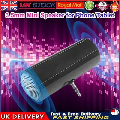 Mini Portable Speaker With 3.5mm Plug Mobile Phone Speaker For Tablet Smartphone • £5.50