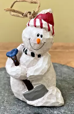 Midwest Of Cannon Falls Eddie Walker Snowman With Shovel • $9.95