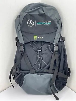 Monster Energy Drink AMG Petronas Formula One Team Backpack Black Mercedes Bag • $72.99