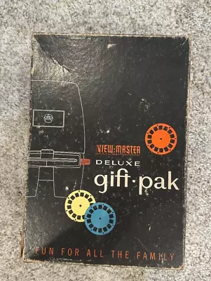 Vintage VIEW-MASTER LIGHTED GIFT PACK Box 3 Reel Packs • $2