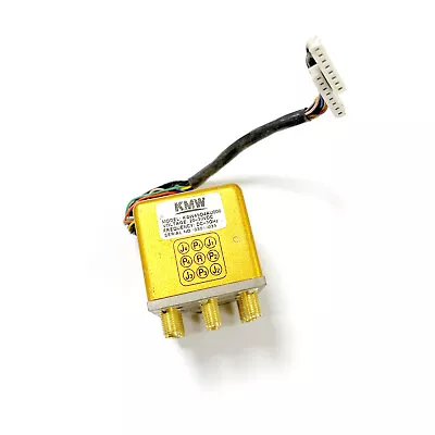 $128 • Buy KMW KSW45O4AU000 Microwave RF Coaxial Switch DC-3 GHz 20-30 VDC
