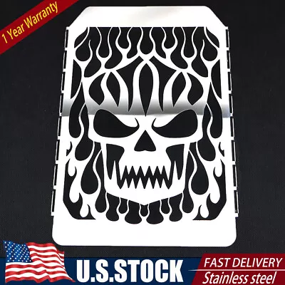 Chrome Stainless Radiator Cover Grill Guard For Kawasaki Vulcan 1500 VN1500 • $27.99