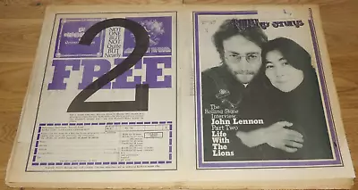 Vtg Rolling Stone February 4 1971 Issue NonFolded John Lennon Yoko Ono Ex-Beatle • $29.99