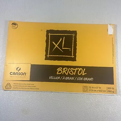 9 Sheets Watercolor DIXON TIC/ CANSON 400061850 XL BRISTOL VELLUM 100LB 11X17 • $11.97