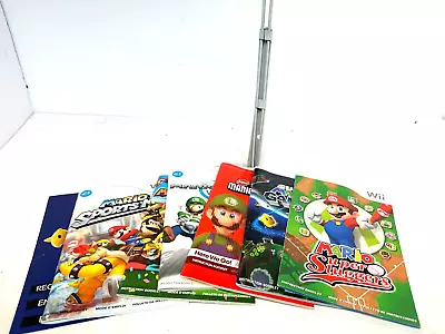 Nintendo Wii Mario Video Game Manual Lot Only Original • $29.99