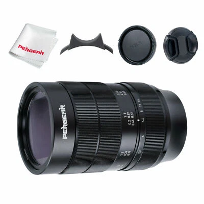 $318.99 • Buy PERGEAR 60mm F2.8 Ultra-Macro APS-C De-clicked Lens For Sony E-Mount Camera