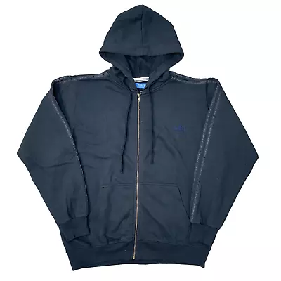 £19.99 • Buy Adidas Hoodie Full Zip Hooded Black Mens 2XL