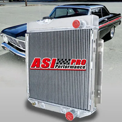 3Row Aluminum Radiator Fit 1963~1965 Ford Mustang Falcon Comet 3.3 L6 4.3 4.7 V8 • $119