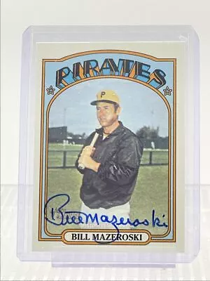 Bill Mazeroski 2021 Topps Heritage Real One Autograph Pirates Auto Q1518 • $1.25