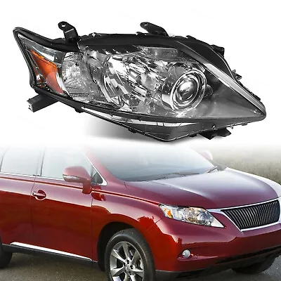 [AFS | HID] Black Headlight Right Side Xenon Fit For 2010-2012 Lexus RX350 • $254.11