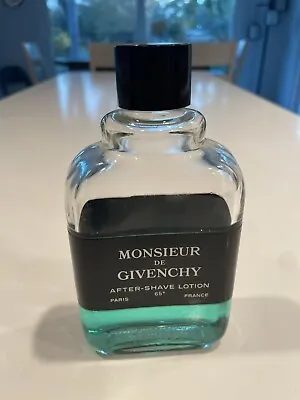 Vtg Bnib Monsieur De Givenchy Aftershave Splash Large 7-1/3 Fl Oz Rare Size • $195