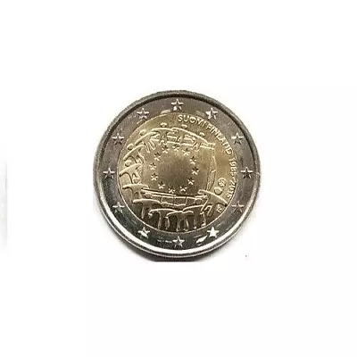 Finland 2 Euro 2015 Flag Of Europe UNC (#1801) • $4.35