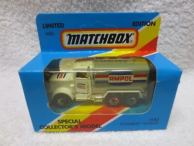 Matchbox Mb5 1/75 Peterbilt Ampol Tanker Sealed Ends • $15