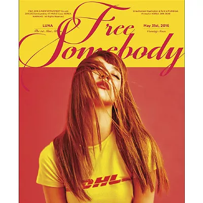 F(X) Luna-[Free Somebody]1st Mini Album CD+48p Booklet+1p PhotoCard K-POP Sealed • $22.64