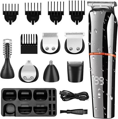 Men Hair Clipper Hybrid Electric Beard Trimmer Grooming Kit Waterproof USB New • $43.95