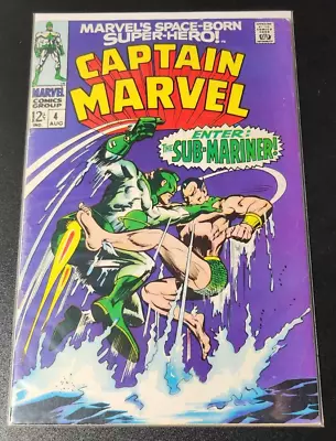 Captain Marvel #4 Sub-Mariner 1968 Full Page Ad For Silver Surfer #1 Vintage MCU • $35