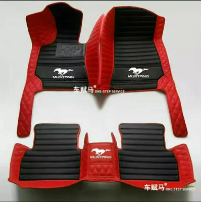 Fit For Ford Mustang 2000-2023 Luxury Custom Waterproof Floor Mats Anti-Slip New • $92.41