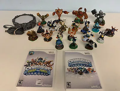 Xbox 360 Skylanders Bundle / Lot 20 Figures 2 Games 1 Portal Poster • $29.99