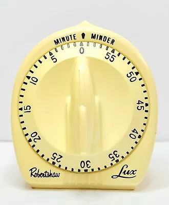 Vintage MINUTE MINDER ATOMIC ROCKET TIMER ROBERTSHAW LUX WORKING  • $19.95