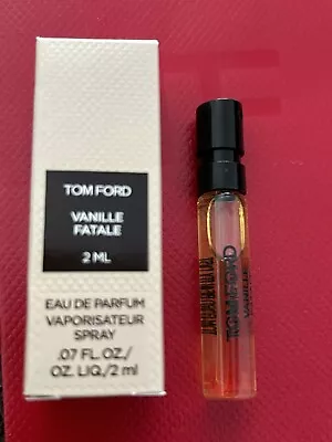 NEW TOM FORD VANILLE FATALE  EDP Perfume Sample 2ML   Spray Genuine • $62.60