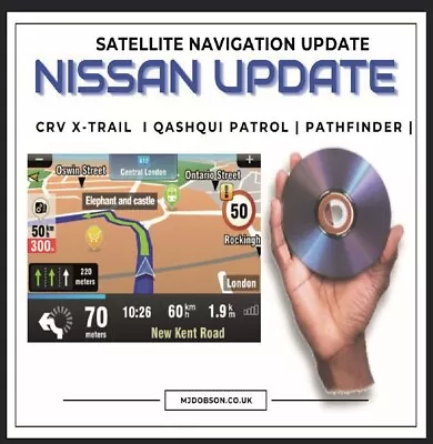 Nissan Sat Nav NavaraPathfinderPatrol Qashqai350z370zMurano Disc • £12.50