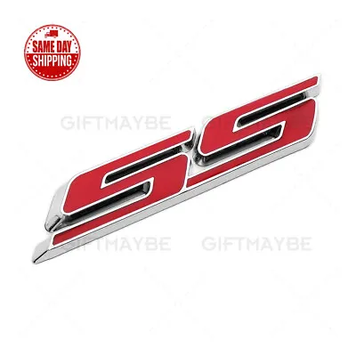 For Camaro SS 3D Letter Fender Grille Bumper Lid Logo Emblem Badge ZL1 Z28 Red • $14.99