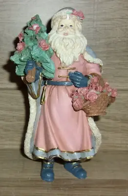 Vintage Midwest Of Cannon Falls Old World Santa 5.5  Figurine W/Christmas Tree • $13.19