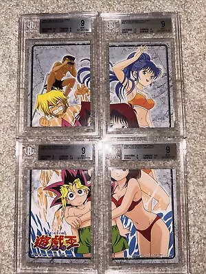 Yugioh Puzzle Complete Set 42-45 1998 Amada Toei  Shueisha BGS PSA 9 Only Set • £500