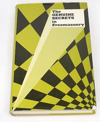 The Genuine Secrets Of Freemasonry By F De Castells 1978 Hardcover & Dust Jacket • $29.99