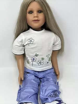 My Twinn Doll Poseable 23  Blonde Long Hair Hazel Brown Eyes With Outfit • $64.95