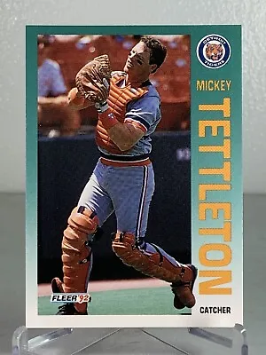 1992 Fleer Mickey Tettleton #147 Detroit Tigers Baseball Card • $1.29