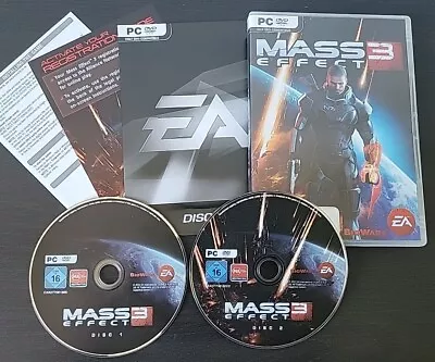 Mass Effect 3 PC DVD 2 Disc Game • $9.20