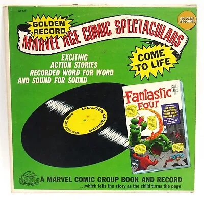 Golden Record Marvel Age Comics Spectaculars Fantastic Four 1 1966 Record SLP185 • $262.46