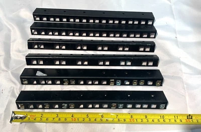 £22.50 • Buy 6 X Used Steel Rack Strips For Flight Cases - Sound Lighting Server 19 