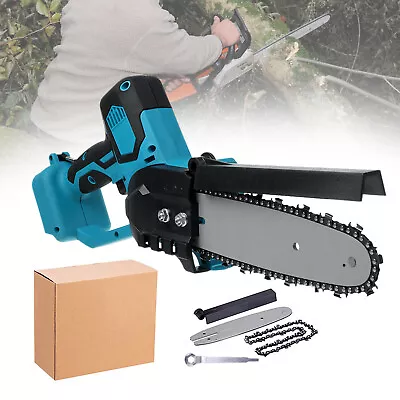 8'' Electric Mini Cordless Chainsaw One-Hand Wood Cutter Saw For Makita 18V UK • £34.79