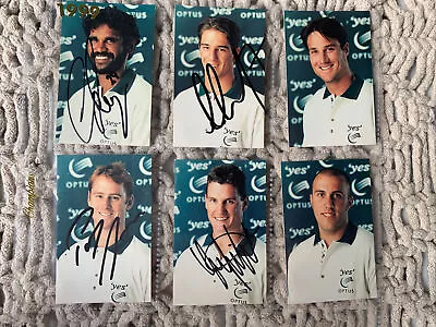 West Coast Eagles ~ 1999 Vintage Signed Cards - Optus - Club Issue - Free Post • $39.99